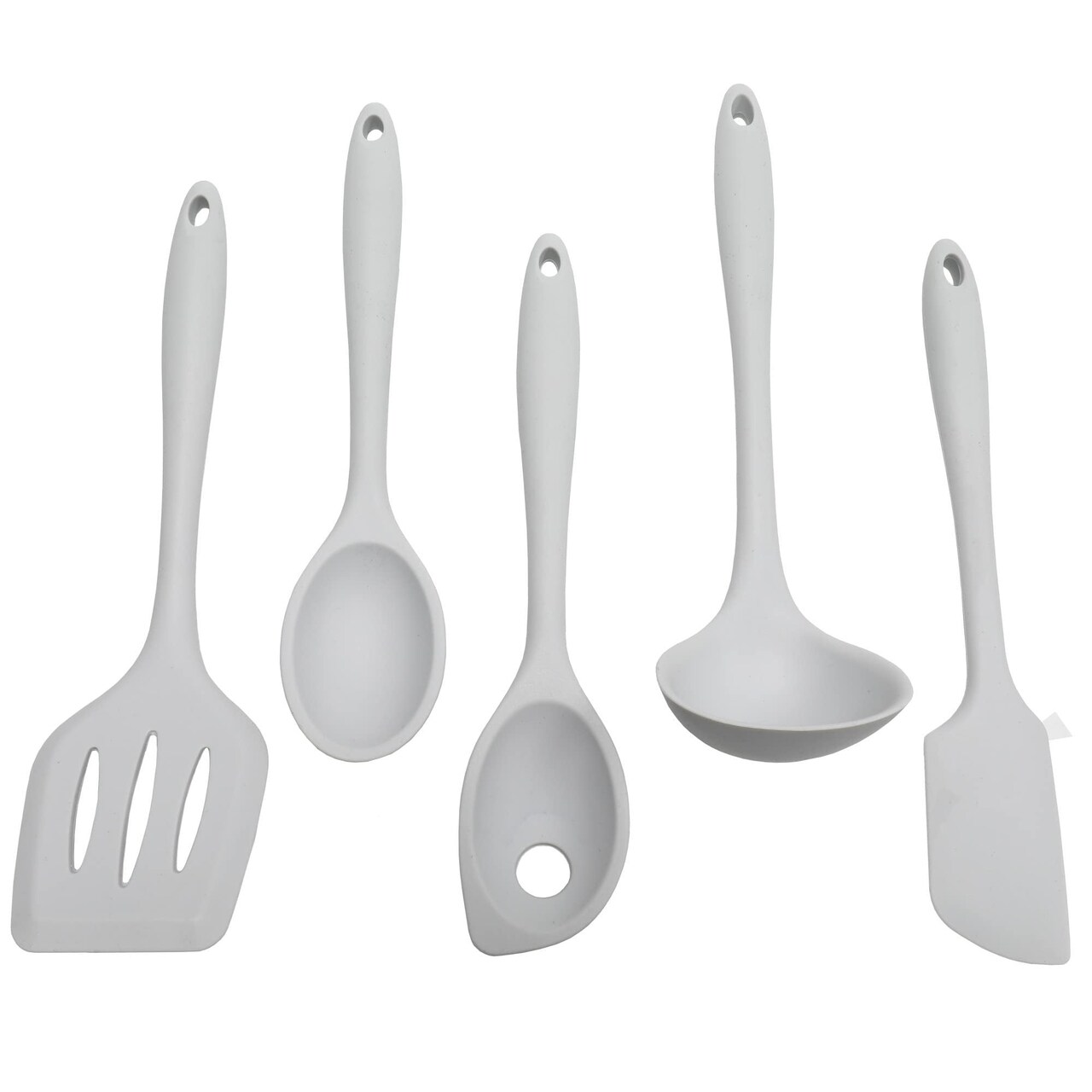 Chef Craft 5 Piece Premium Silicone Kitchen Tool and Utensil Set